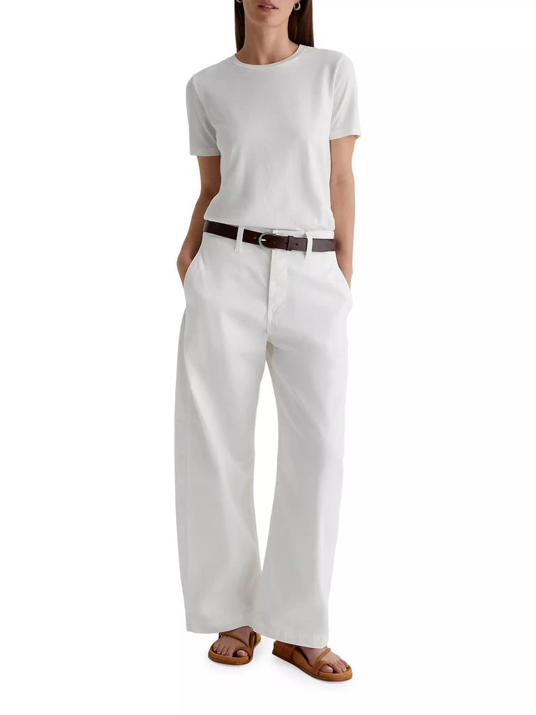 AG Jeans Fiona Twill Straight-Leg Pants 2