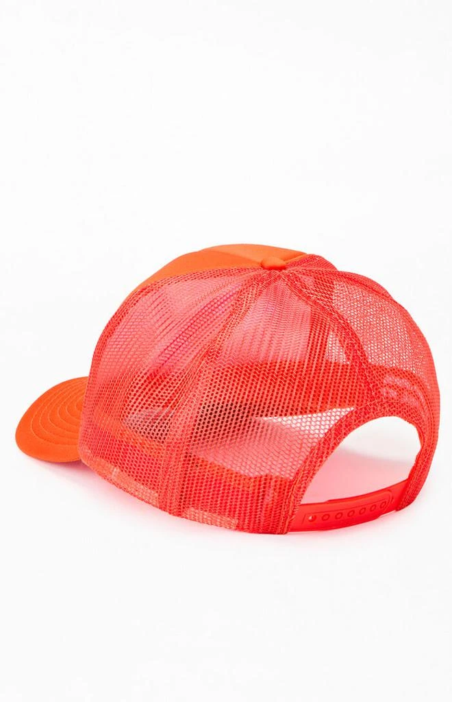 Diamond Cross Ranch Orange Wyoming Trucker Hat 3
