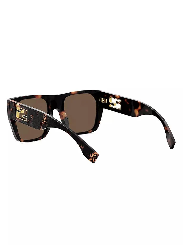 Fendi Baguette 54 Square Sunglasses 4