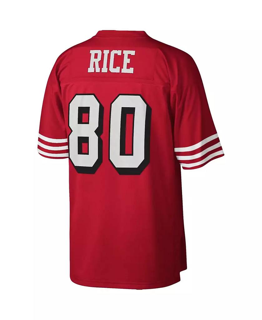 Mitchell and Ness Men's Jerry Rice Scarlet San Francisco 49ers 1994 Legacy Replica Jersey
