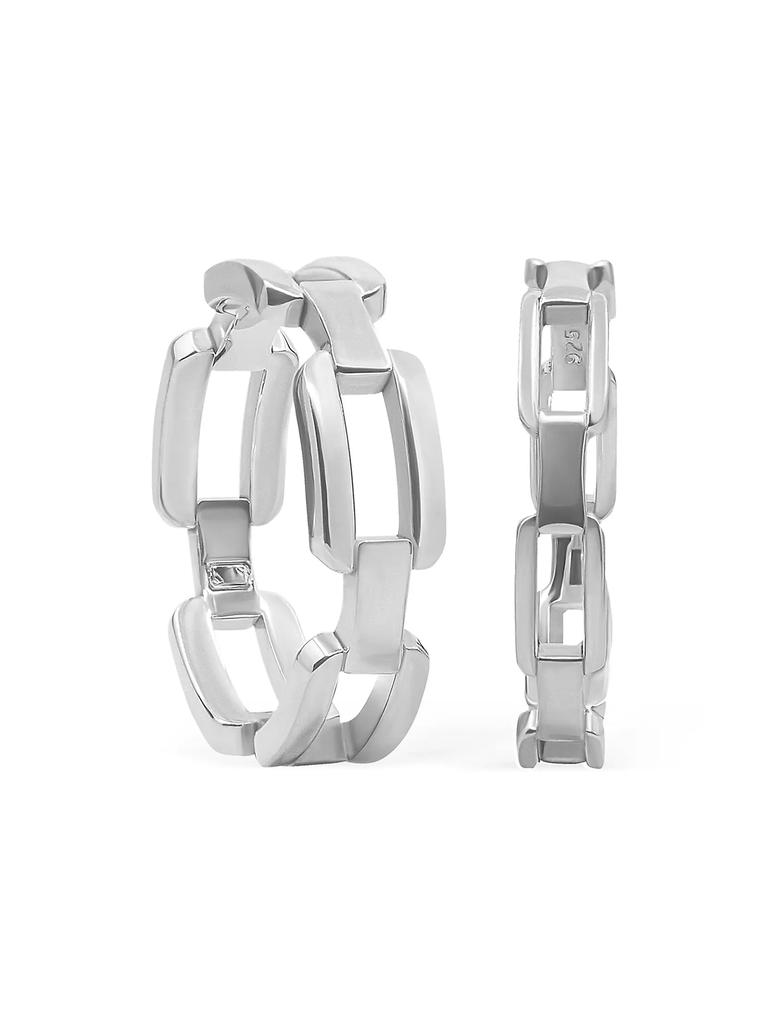 Bernard James Unisex Sterling Silver Originals Troy Ring Set
