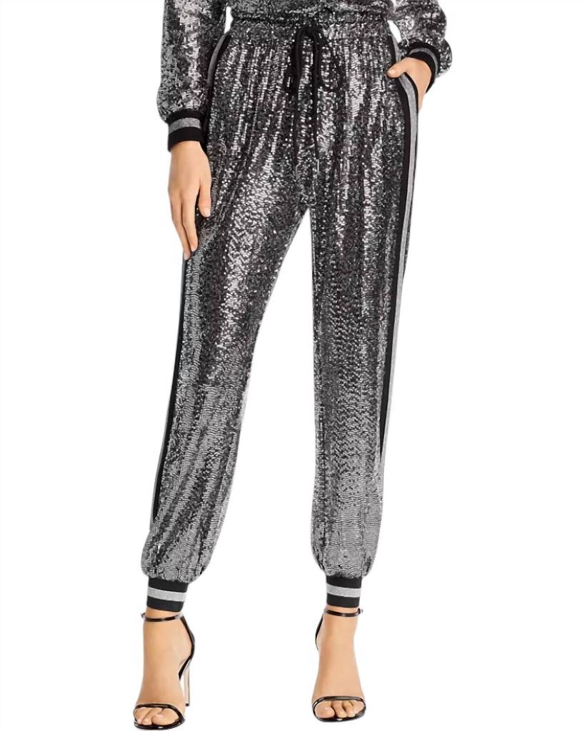Pam & Gela Mirror Ball Jogger Pants In Black