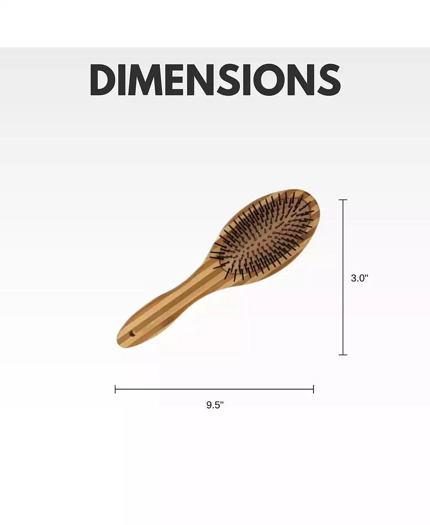 Country Living Dual-Sided Natural Bamboo Wood Dog Brush - Ergonomic, Durable 
Versatile 8