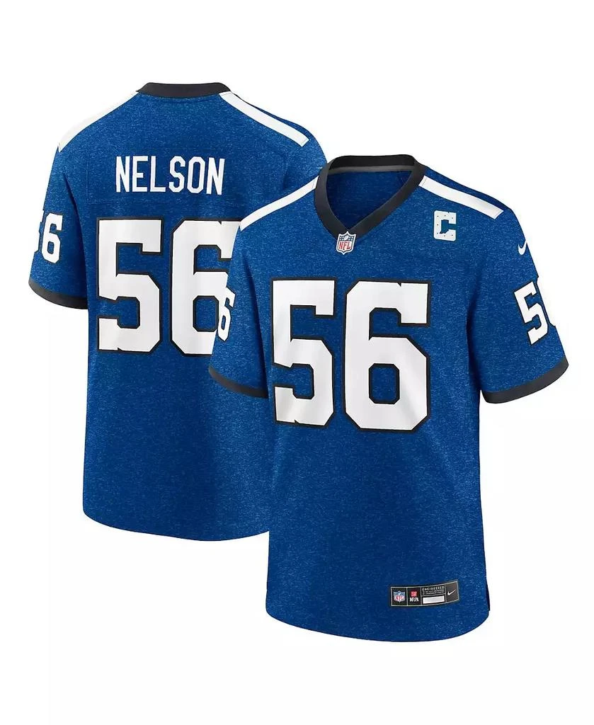 NIKE Men's Quenton Nelson Royal Indianapolis Colts Indiana Nights Alternate Game Jersey 2