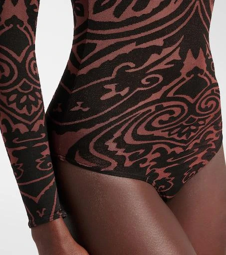 Wolford x Etro Tattoo paisley bodysuit 5