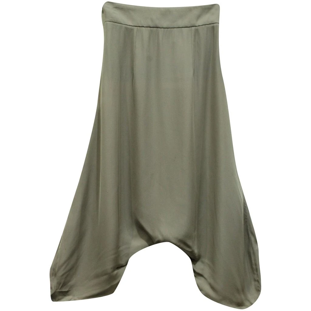 Yves Saint Laurent Saint Laurent Yves Harem Trousers in Dove Grey Silk 2