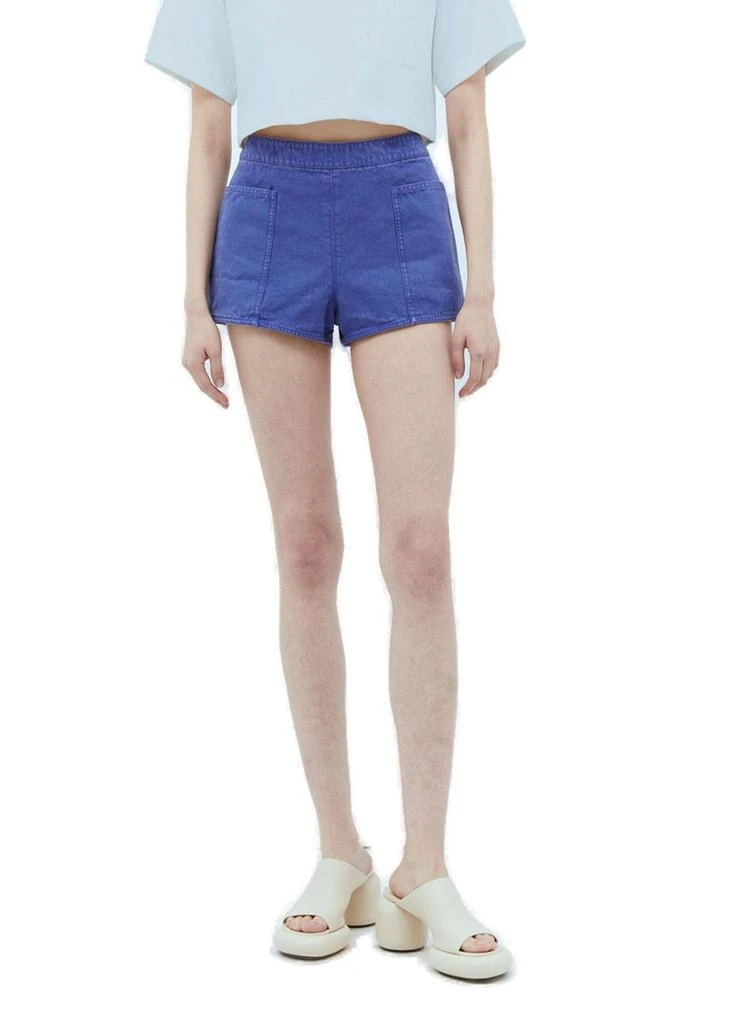 Max Mara Max Mara Low-Rise Denim Shorts 1