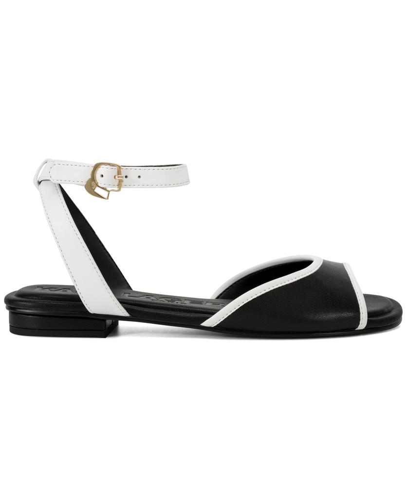 Karl Lagerfeld Paris CABRIA ANKLE STRAP FLAT SANDAL
