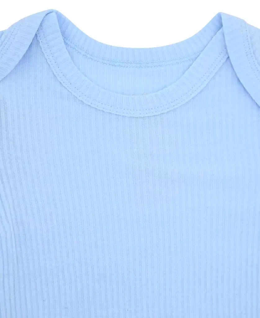 Max & Olivia Baby Boys 2-Piece Rib Gown and Hat Set 2