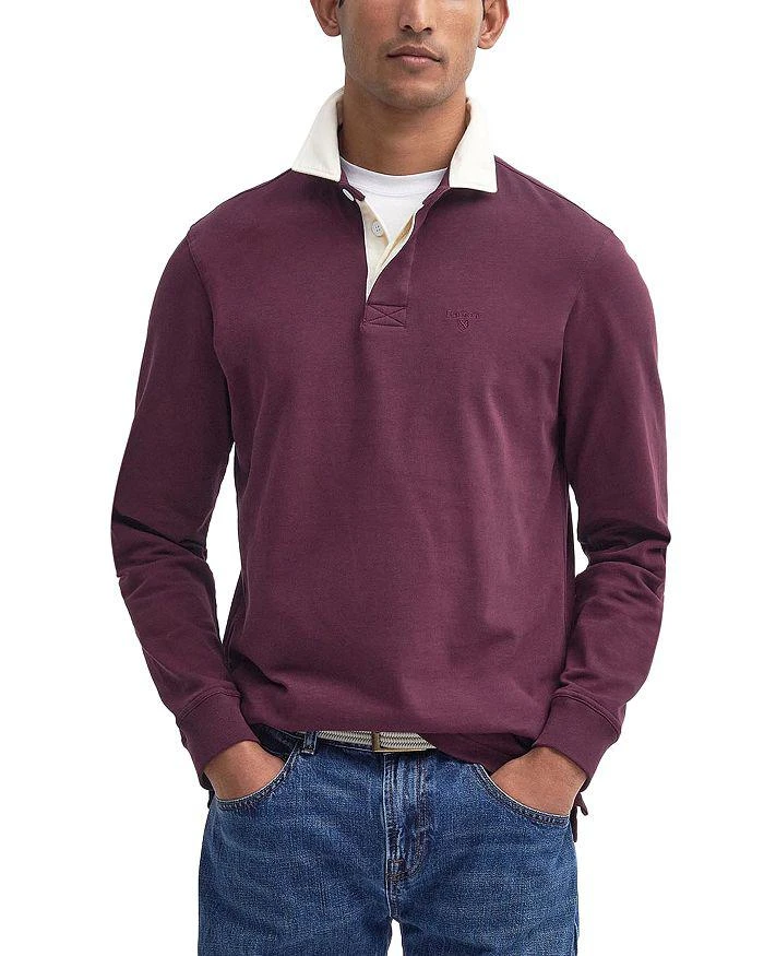 Barbour Howtown Long Sleeve Rugby Shirt 1