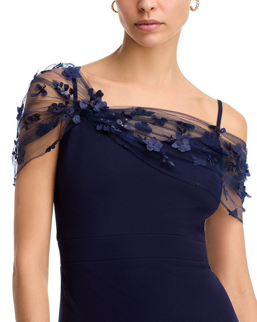 Eliza J Beaded Twist Overlay Gown - Dresses & Skirts - Free