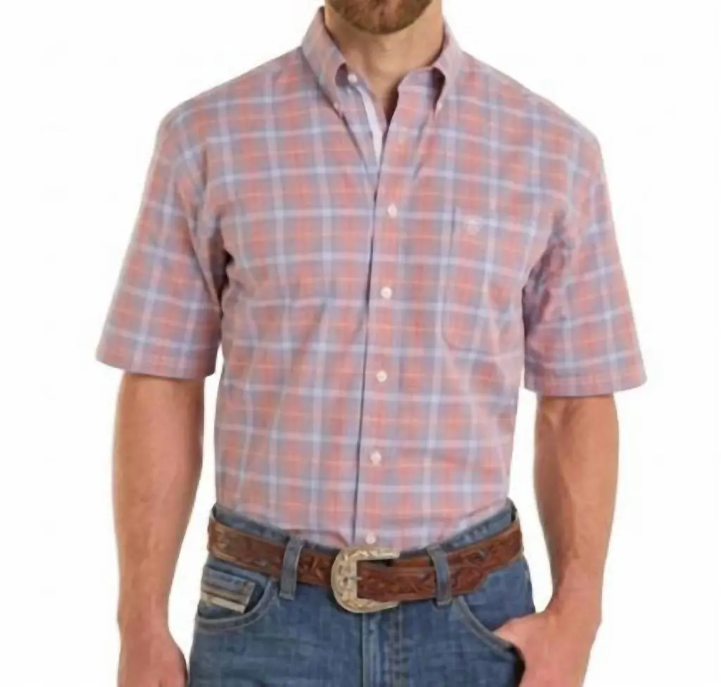 Rock & Roll Denim Rock & Roll Denim - Men's Panhandle Short Sleeve Button Up Shirt