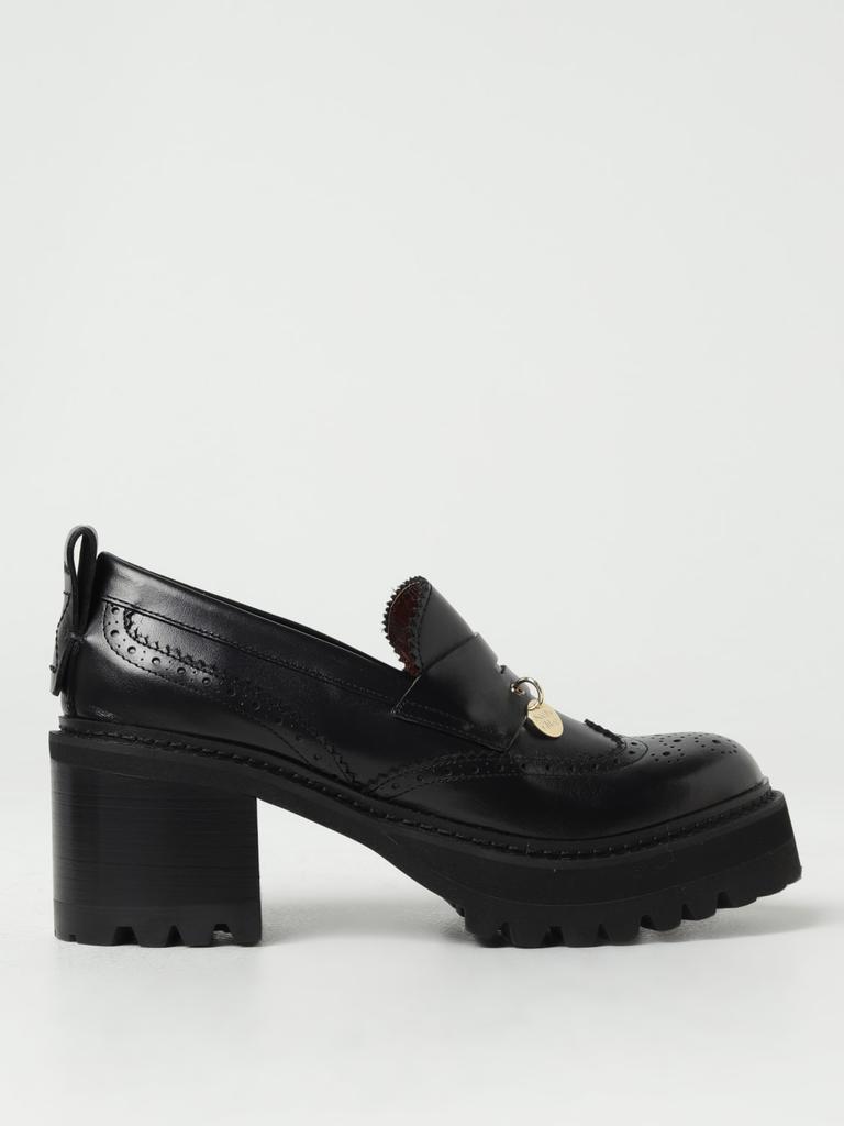 See by Chloé See by Chloé New Gaucho mocassins in leather with brogue pattern