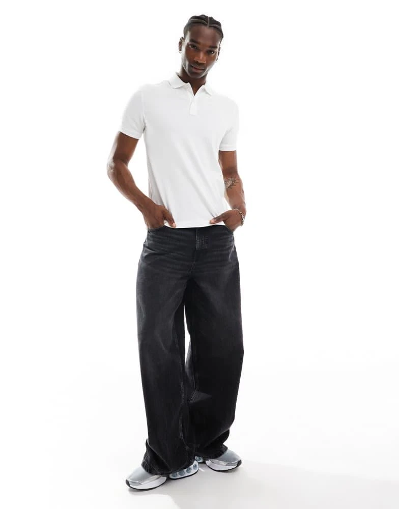 G-Star G-Star dunda slim fit polo shirt in white 3