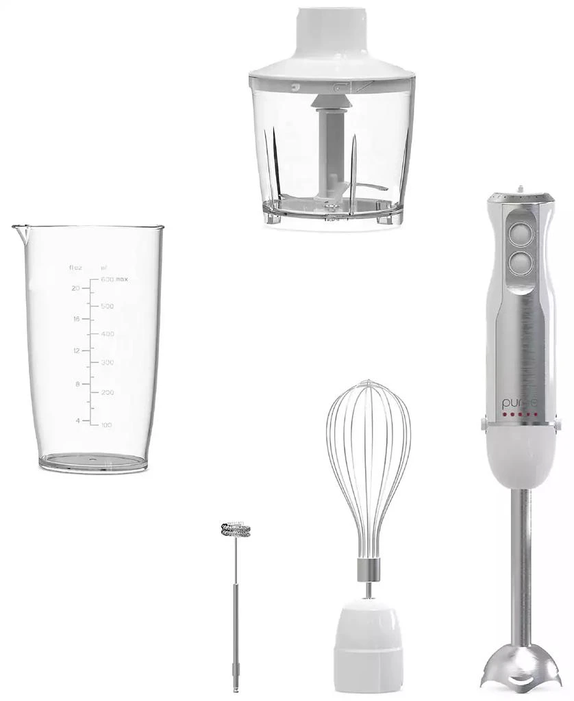 Tzumi Puree Stainless Steel Blade 6-Pc. Immersion Blender Set 10