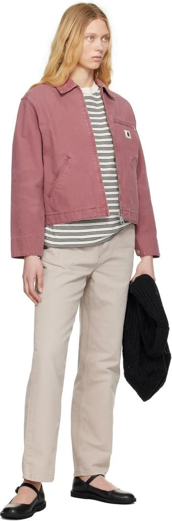 Carhartt WIP Pink OG Detroit Jacket 4