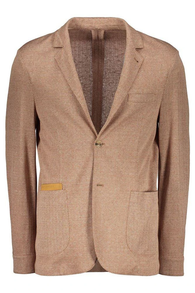 Brett Johnson Brett Johnson Herringbone Two-Button Blazer