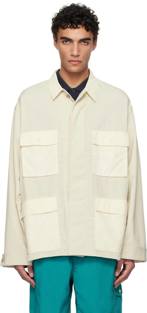 Nanamica Beige ALPHADRY Utility Jacket 1