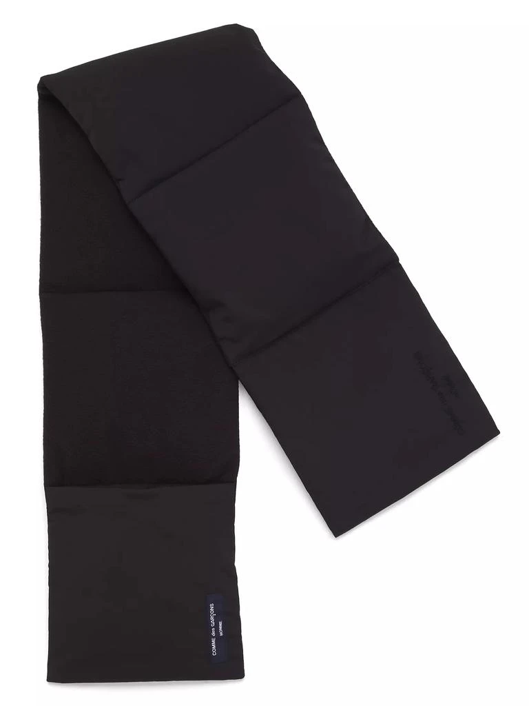 Comme des Garcons Taffeta & Fleece Down Scarf 2
