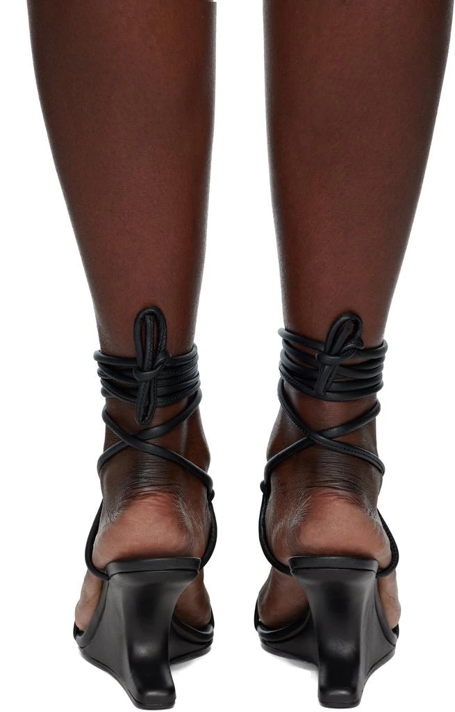 Rick Owens Black Concordians Cantilever 8 Hydra Heeled Sandals 2