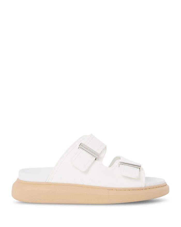 Alexander McQueen Women's Buckled Slide Sandals 3
