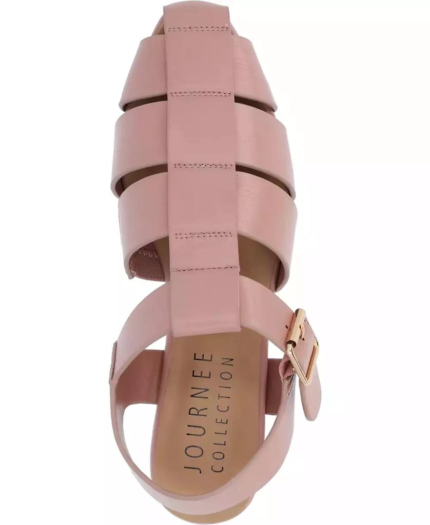 Journee Collection Women's Cailinna Caged Flats 4