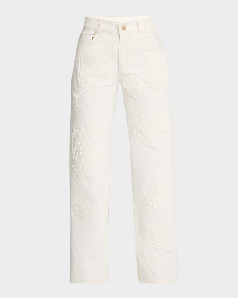 【送料&関税込】Cult Gaia Sisley Pants In White Cotton Cult Gaia Cult Gaia Sisley Pants - Leggings - BeyondStyle