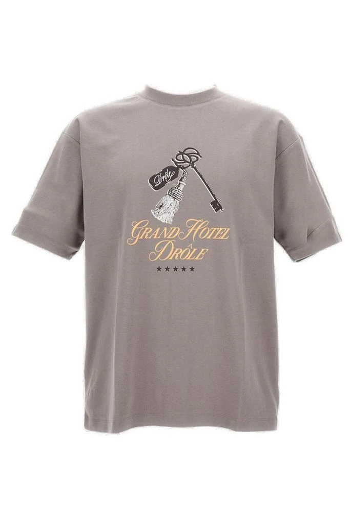 Drôle de Monsieur Drôle de Monsieur Graphic-Printed Crewneck T-Shirt 1