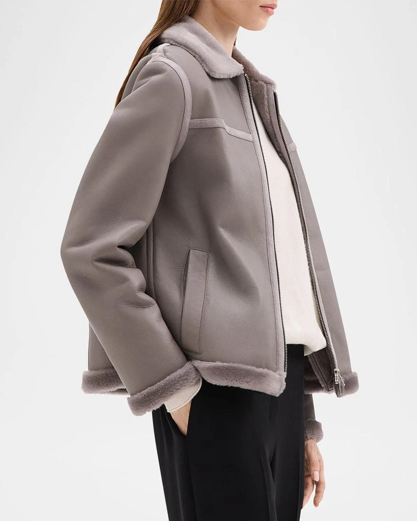 Theory A-Line Shearling Jacket 4