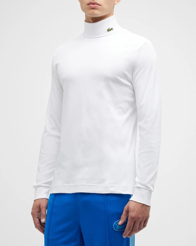 Lacoste Men's Organic Cotton-Stretch Turtleneck T-Shirt 1