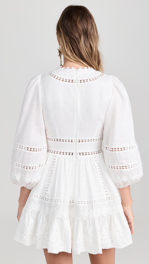 Zimmermann Pop Trimmed Mini Dress