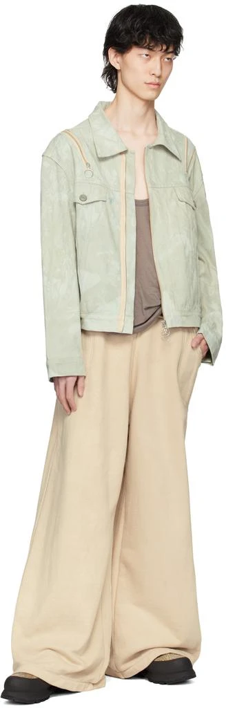 Charlie Constantinou Gray Garment-Dyed Denim Jacket 4