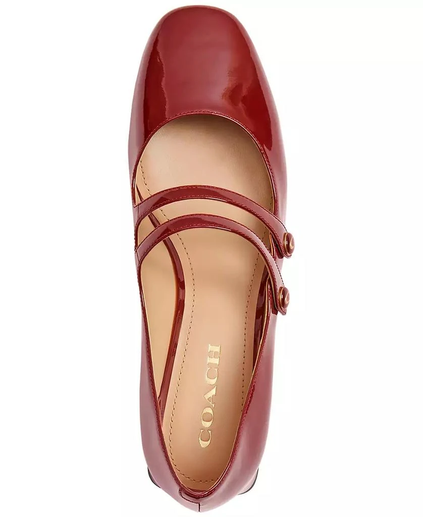Coach Women's Angelina Double Buckle Mary Jane Pumps 4