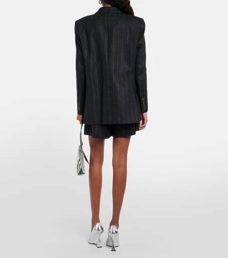 BLAZÉ MILANO Striped cashmere and wool blazer 3