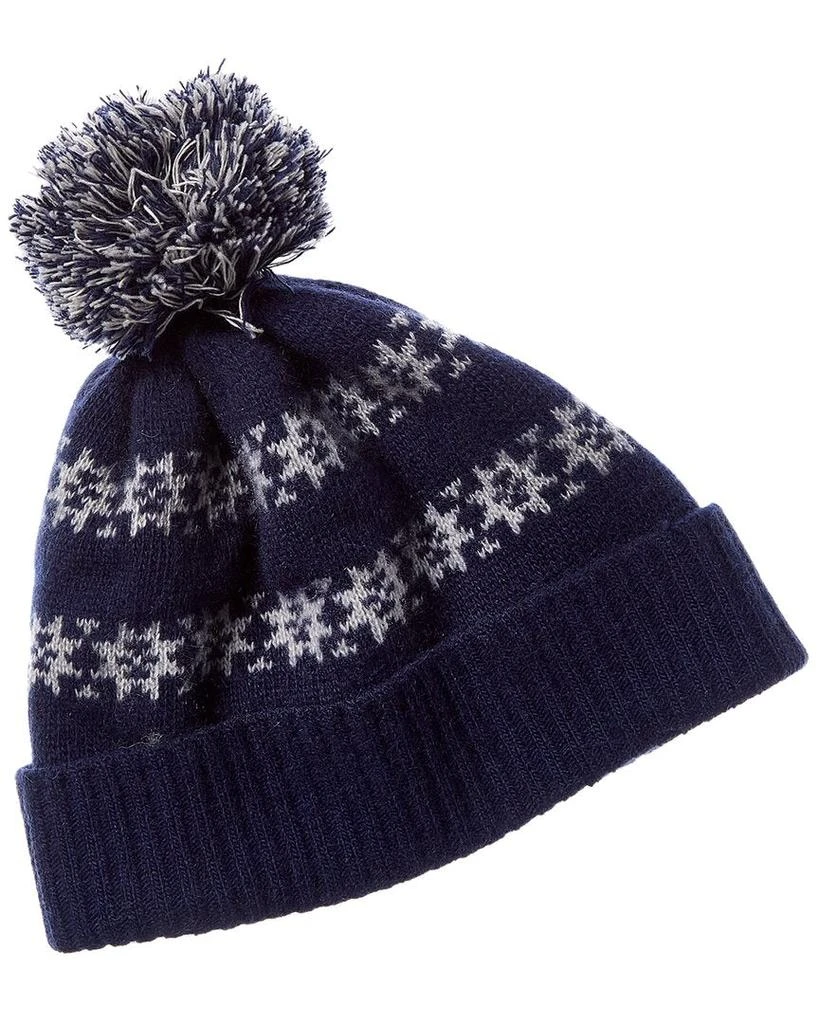 Faux Fur Pom Pom Cashmere & Wool Beanie – On Sale Now with  display picture 3
