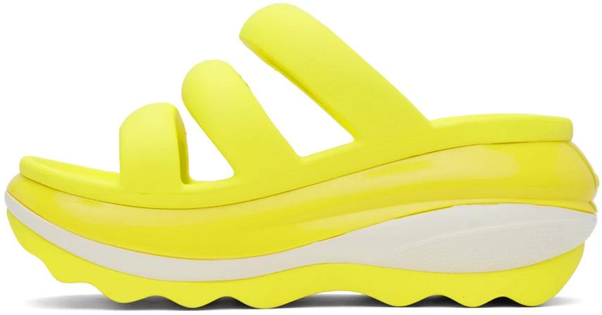 Crocs Yellow Mega Crush Triple Strap Sandals 3