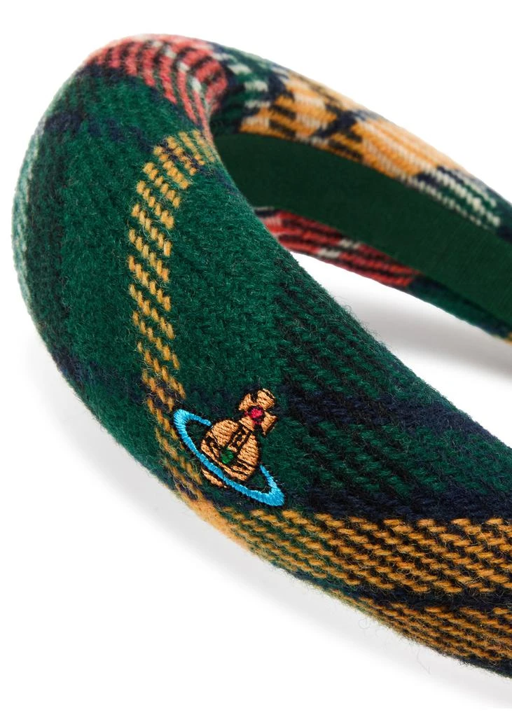 Vivienne Westwood Tartan wool headband 2