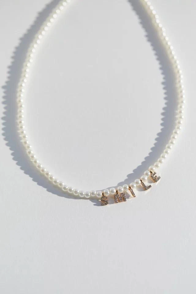 Urban Outfitters Expressions Pearl Charm Necklace 1