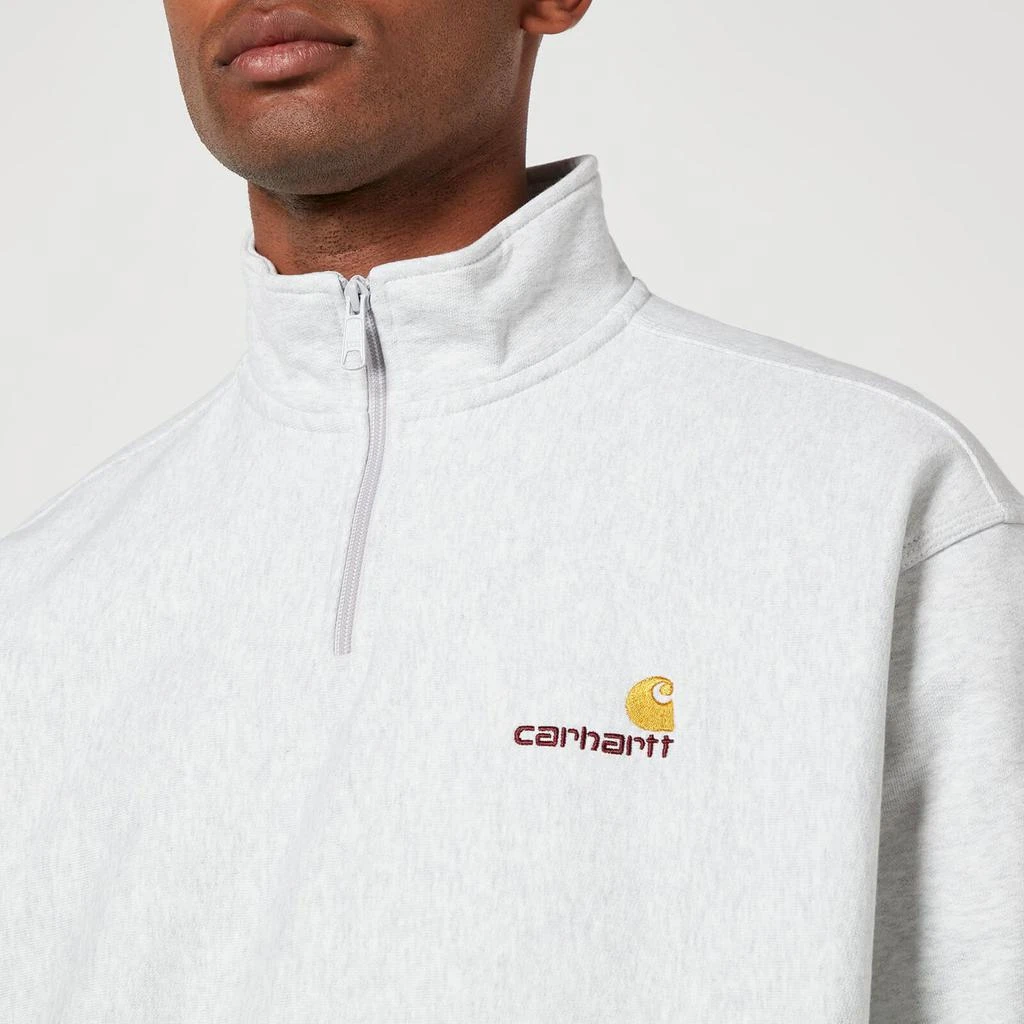 Carhartt WIP Carhartt WIP Half Zip American Script Cotton-Blend Jersey Sweatshirt 4
