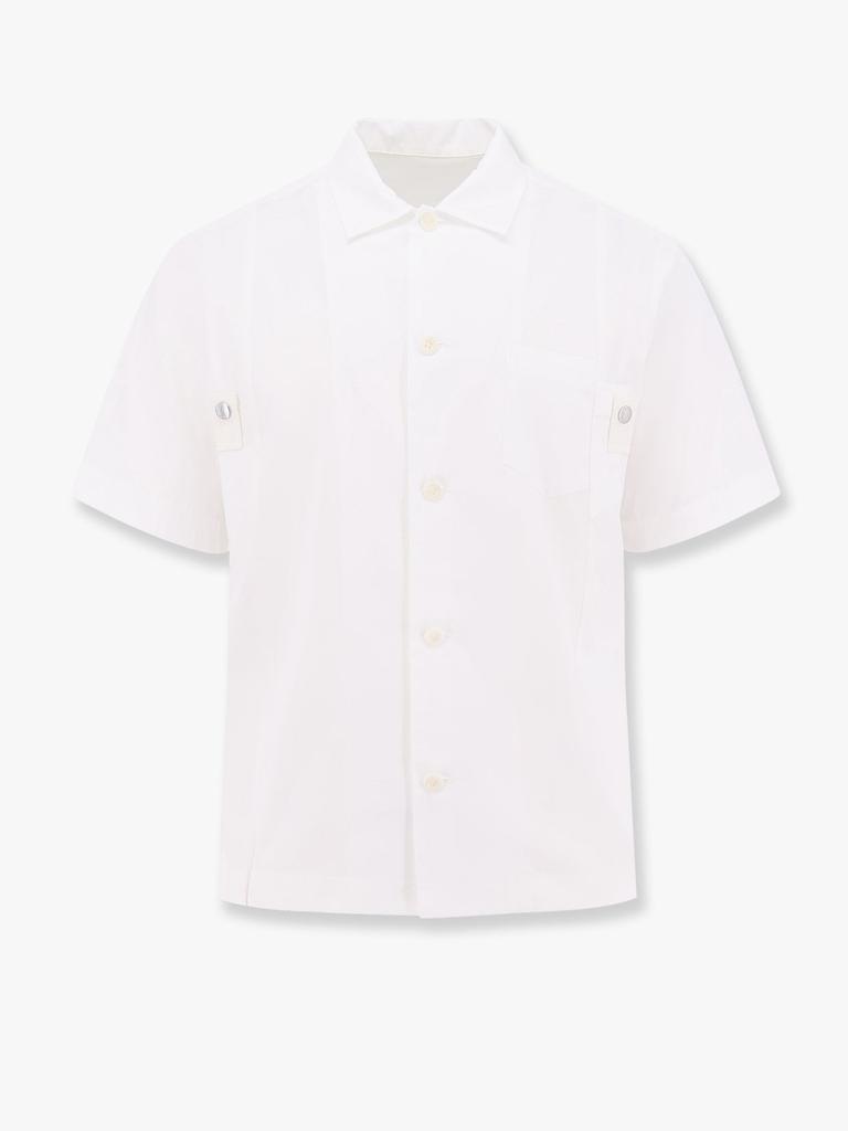Sacai Cotton shirt with nylon insert on the back