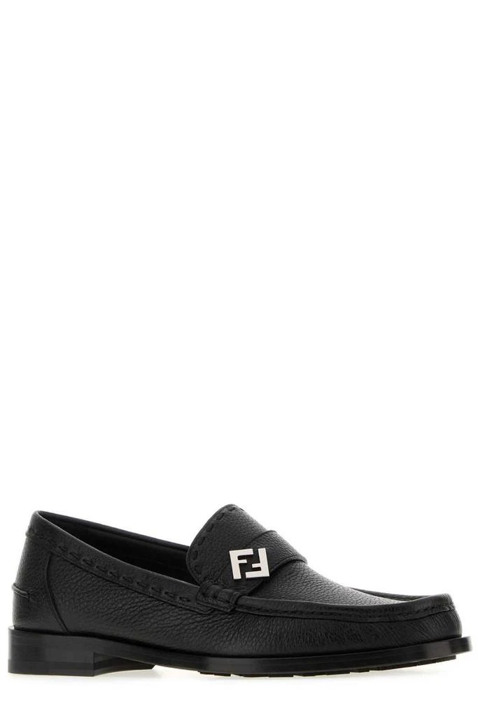Fendi Fendi FF Plaque Slip-On Loafers 2