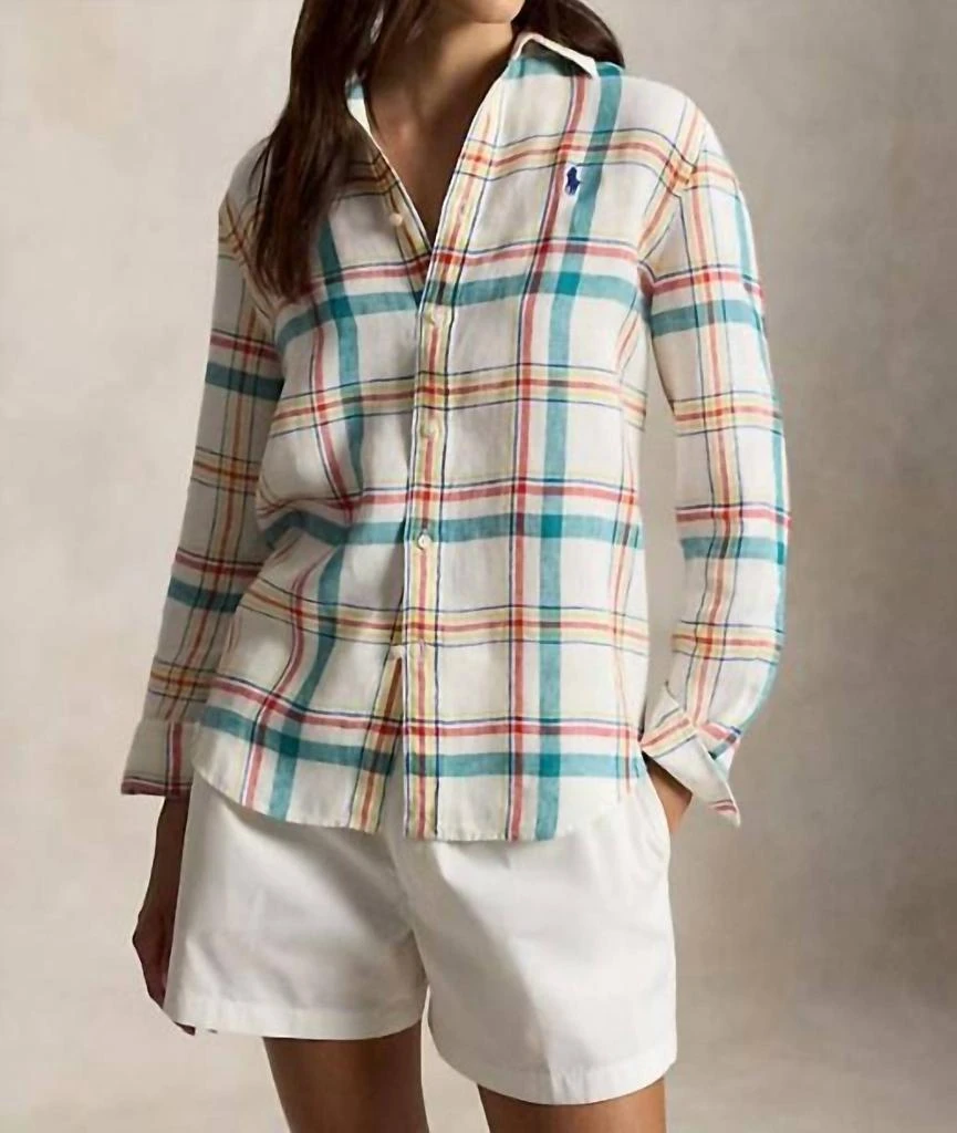Ralph Lauren Polo Ralph Lauren - Classic Fit Plaid Linen Shirt