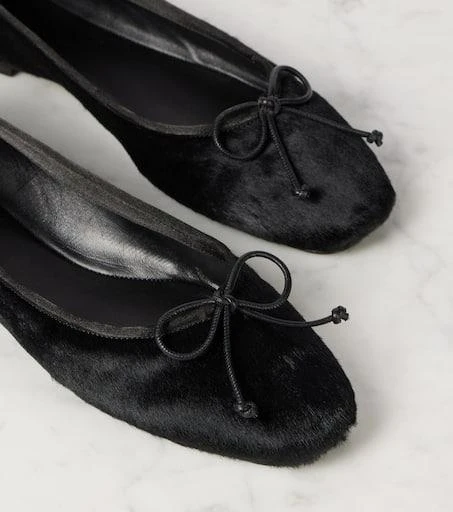 Khaite Charlotte calf hair ballet flats 5