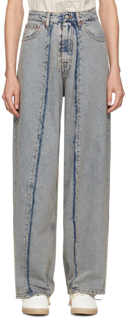 MM6 Blue Raw Edge Jeans 1