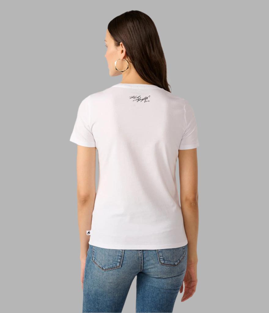 Karl Lagerfeld Paris KARL AND CHOUPETTE MOPED TEE