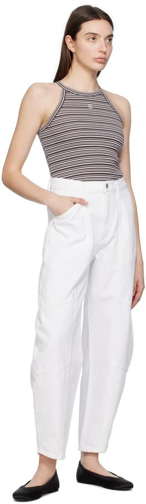 AGOLDE White Mara Jeans 4
