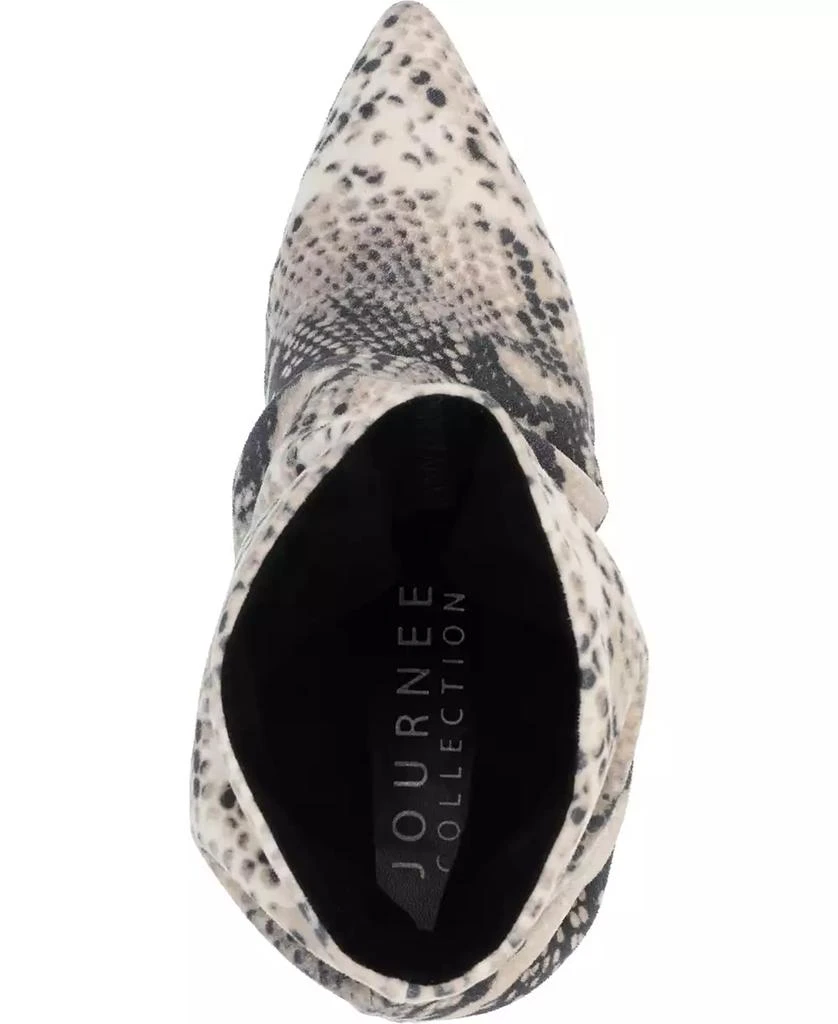 Journee Collection Women's Jo Slouchy Kitten Heel Dress Booties 4