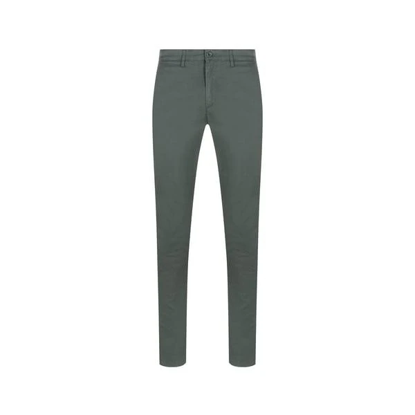 AIGLE Cotton and linen chino trousers 1