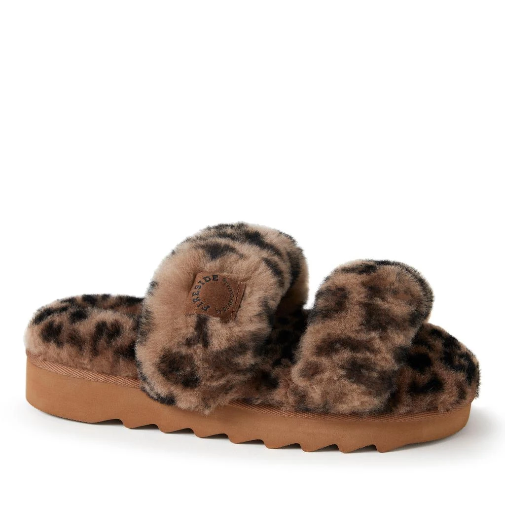 Dear Foams Women's Benalla All Over Shearling Double Band Slide 1