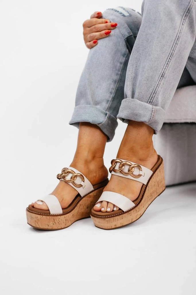 Corkys Footwear Corkys Footwear - Chain Detail Wedges 4